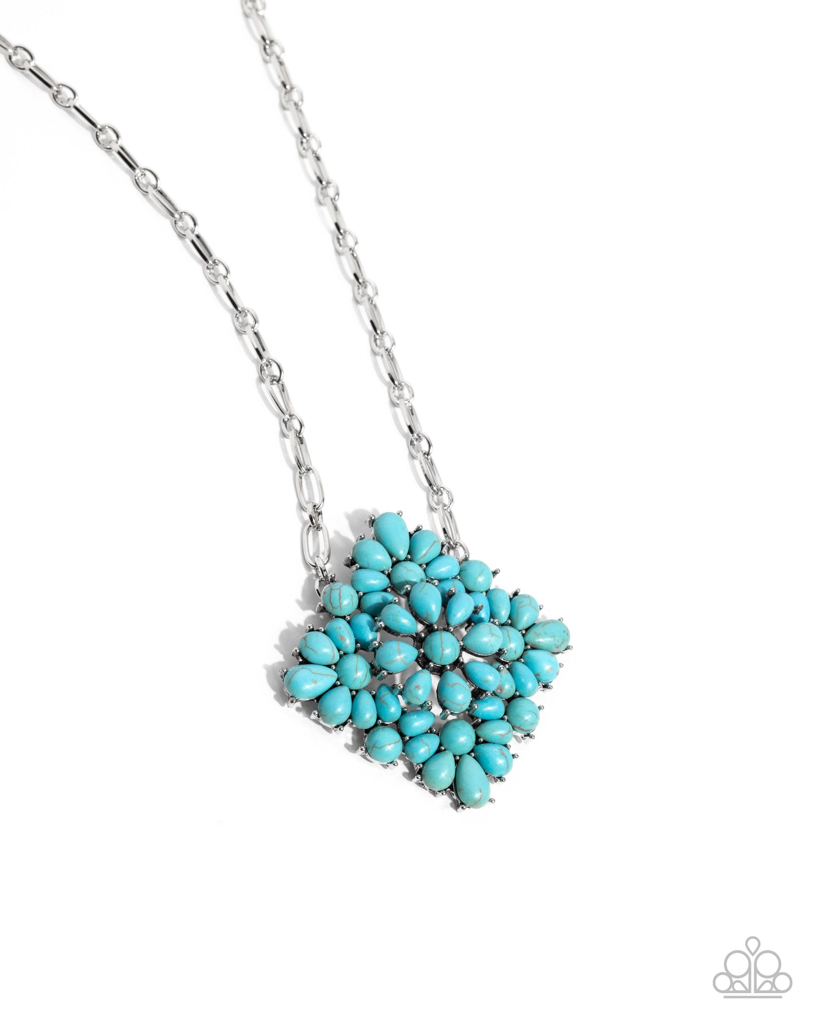 COMING SOON Paparazzi Stony Strength - Blue Necklace