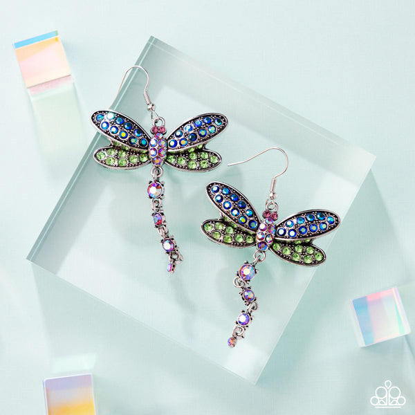 Paparazzi Hey, I Heard You Were A Wild One - Green Earring