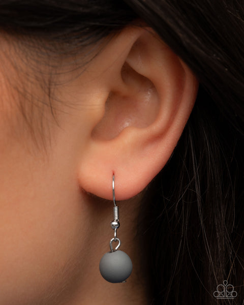Paparazzi Hematite Hallmark - Silver Set