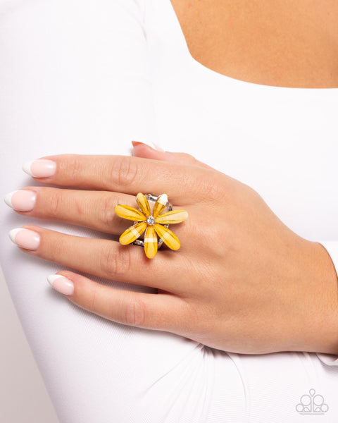 COMING SOON Paparazzi Floral Feasibility - Yellow Ring