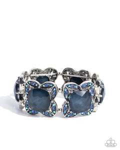 COMING SOON Paparazzi Bandwagon Beauty - Blue Bracelet