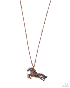 COMING SOON Paparazzi Stallion Spotlight - Copper Necklace