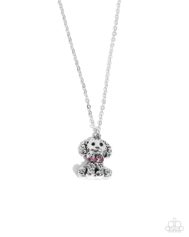 COMING SOON Paparazzi Poodle Pizzazz - Pink Necklace