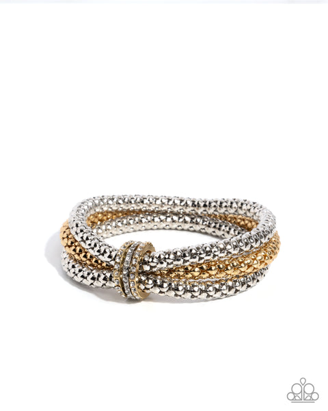 Paparazzi Faceted Facade - Multi Bracelet