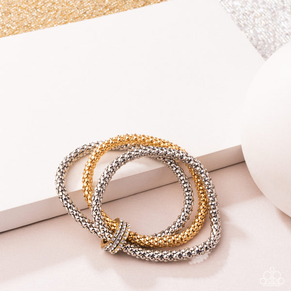 Paparazzi Faceted Facade - Multi Bracelet