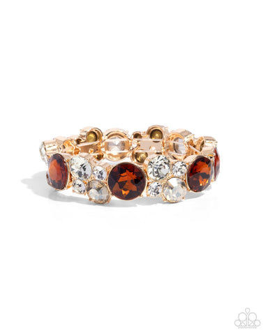 COMING SOON Paparazzi Standout Style - Brown Bracelet