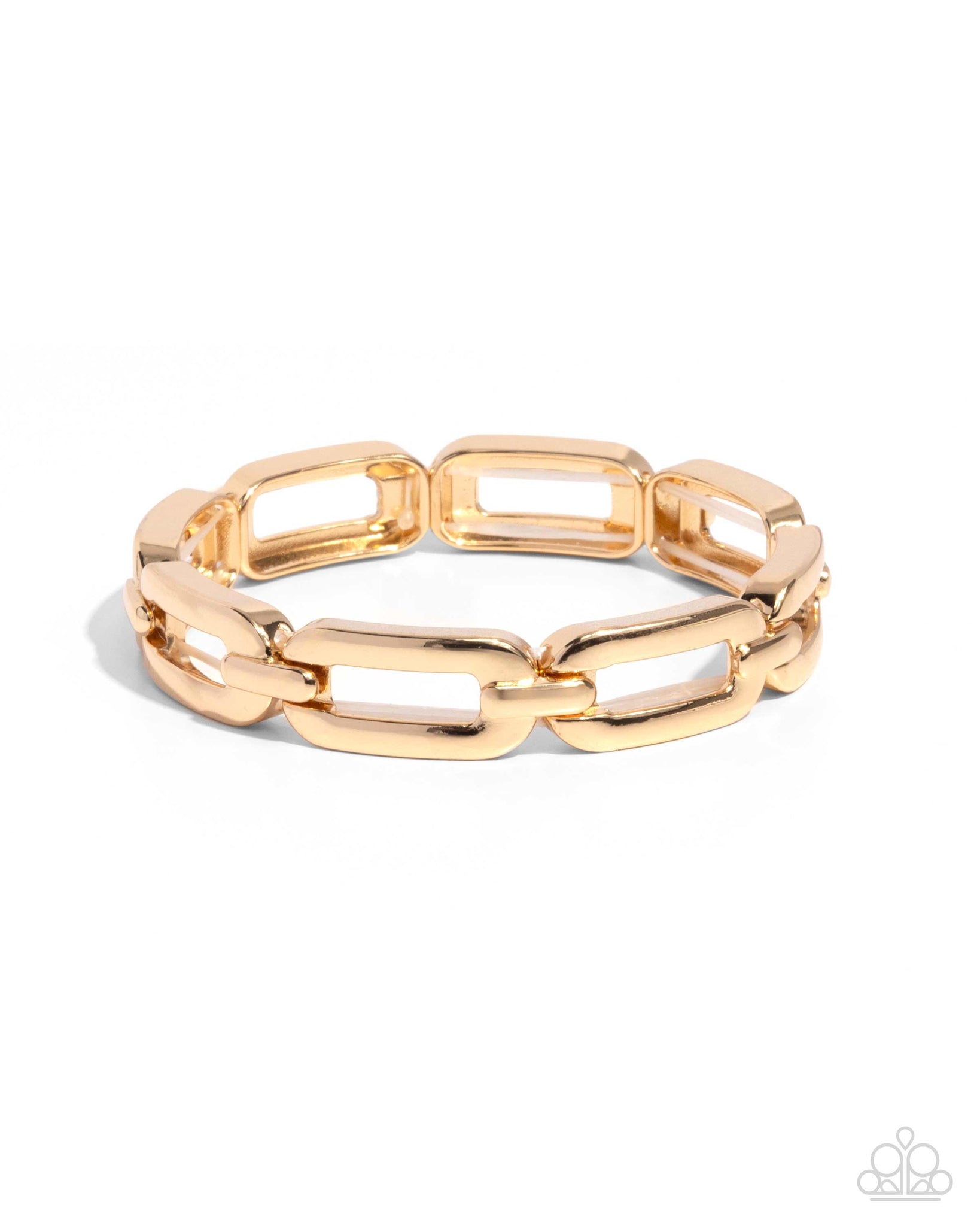 COMING SOON Paparazzi Symmetrical Sheen - Gold Bracelet