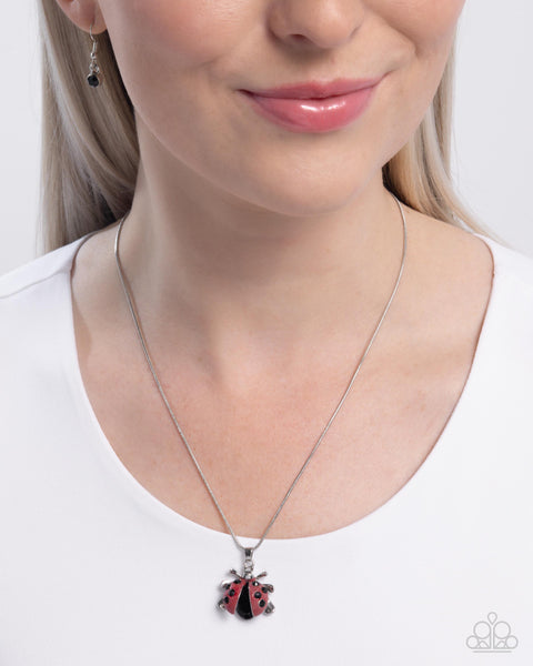 COMING SOON Paparazzi Ladybug Legend - Red Necklace