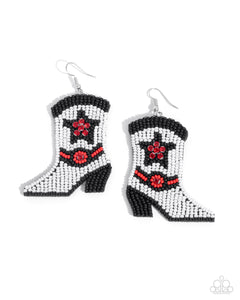 COMING SOON Paparazzi Beaded Boot - Multi Earring