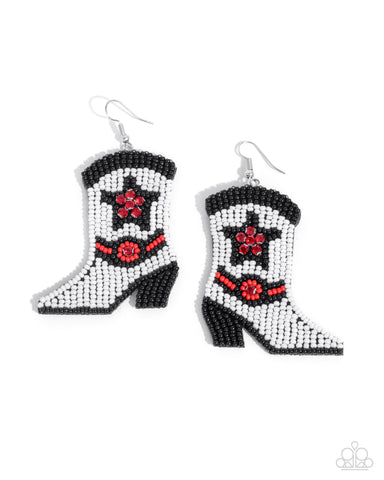 COMING SOON Paparazzi Beaded Boot - Multi Earring