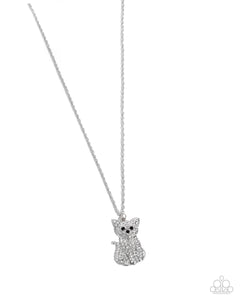 COMING SOON Paparazzi Cat Call - White Necklace