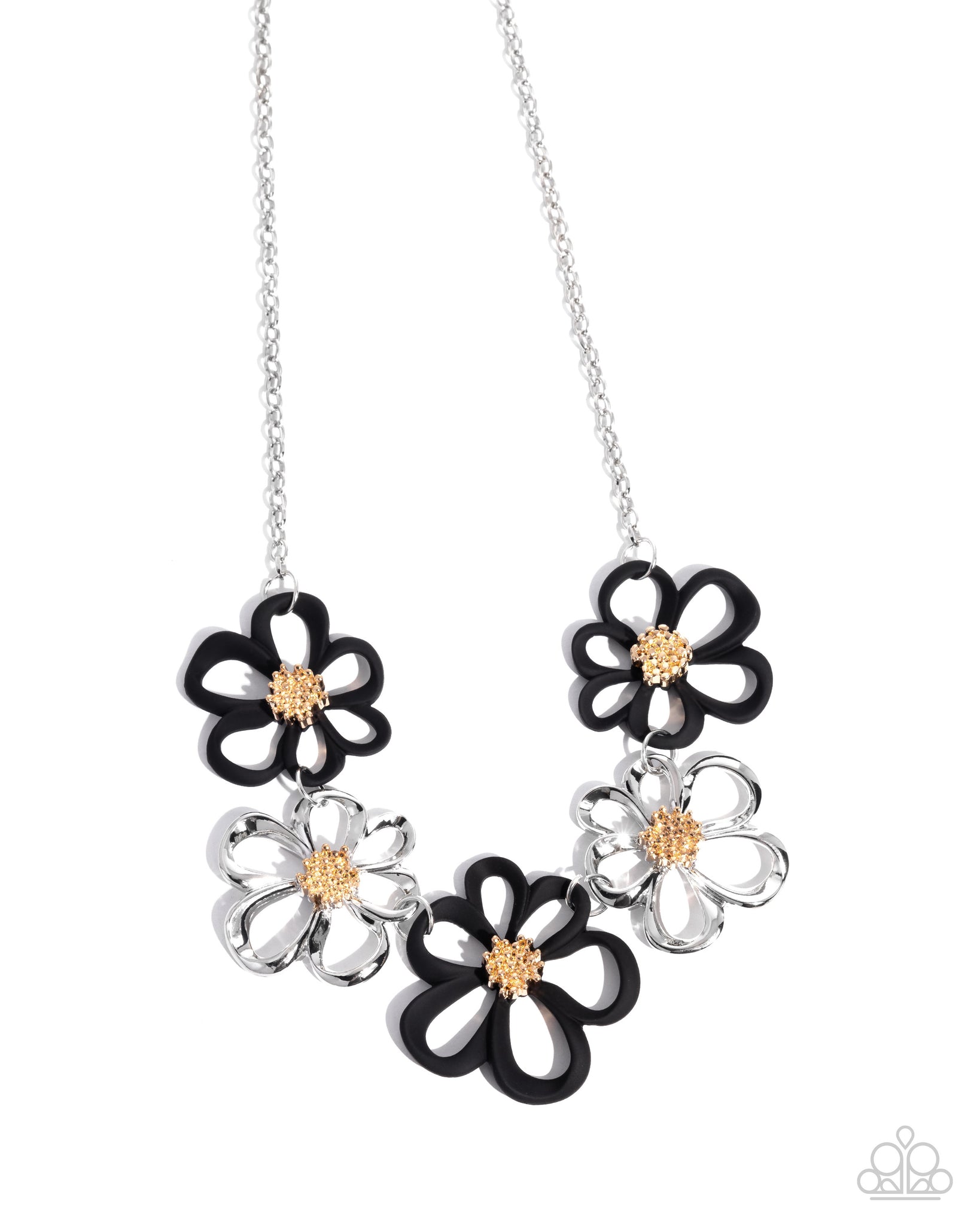 COMING SOON Paparazzi Beau Bouquet - Black Necklace