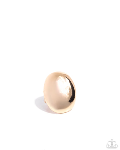 Paparazzi Omniscient Oval - Gold Ring