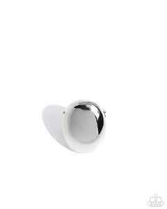 COMING SOON Paparazzi Omniscient Oval - Silver Ring