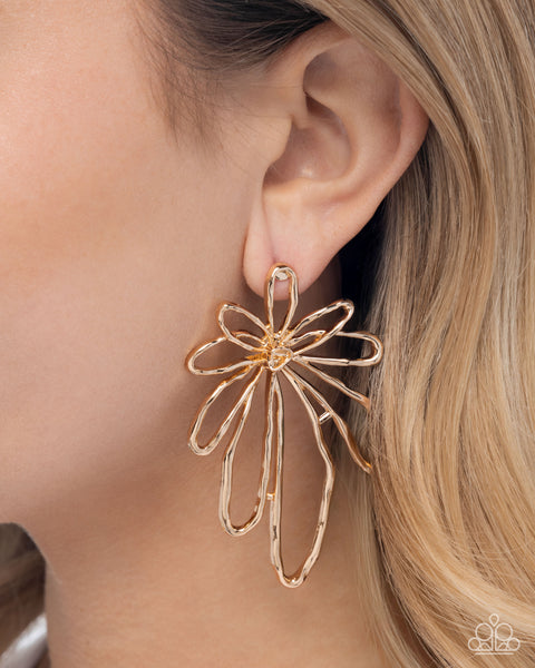 COMING SOON Paparazzi Growing Garden - Gold Earrings