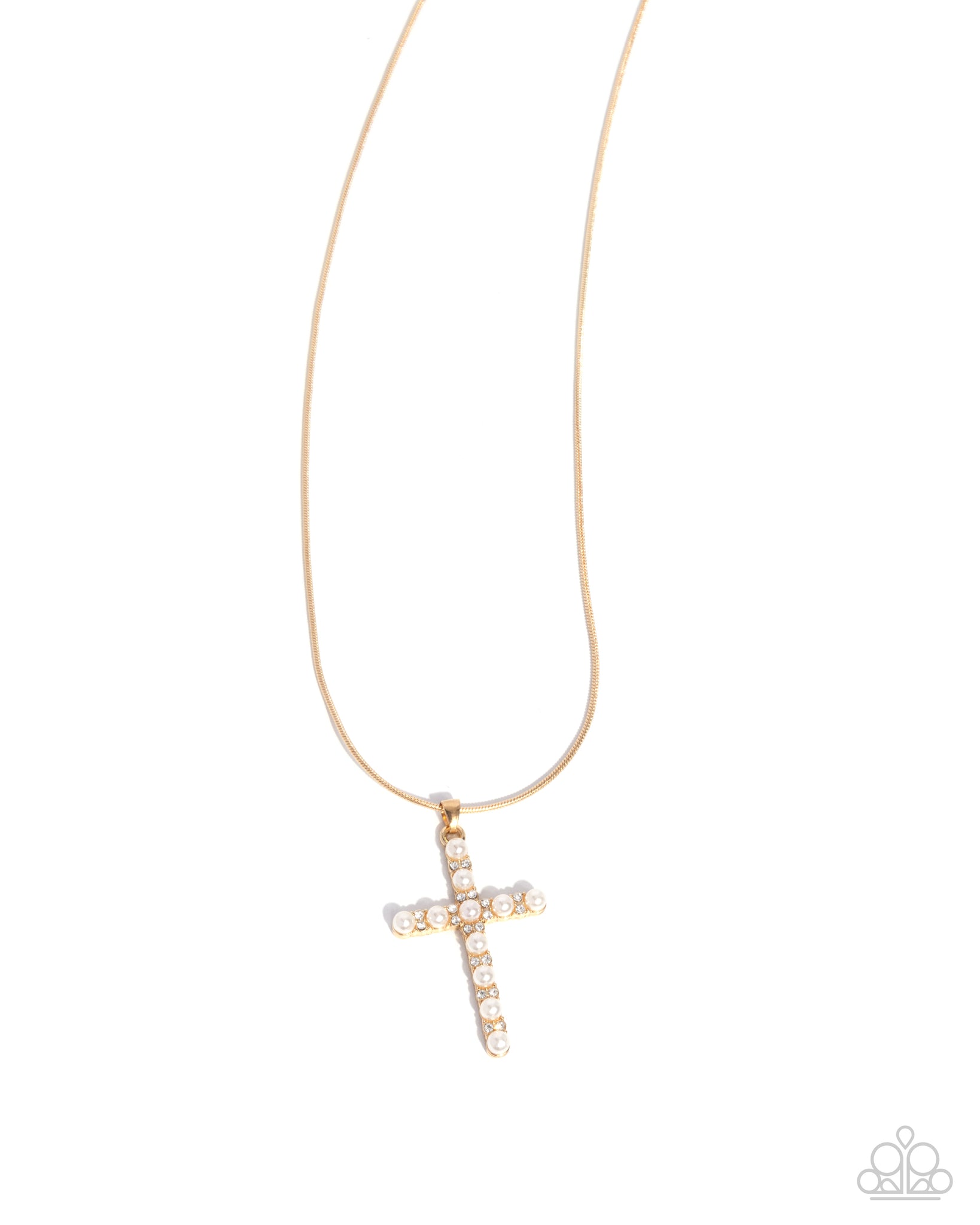 COMING SOON Paparazzi Holy Harmony Cross - Gold Necklace