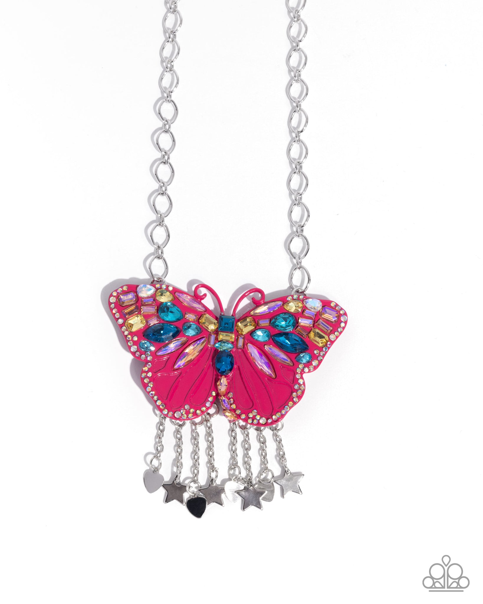 COMING SOON Paparazzi Mayoral Monarch - Pink Butterfly Necklace