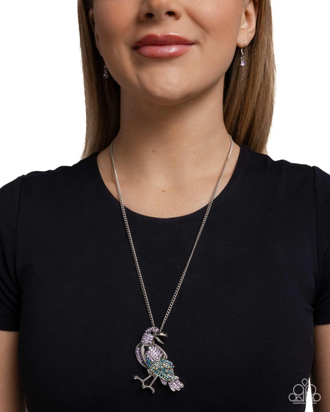 Paparazzi Radiant Raven - Purple Necklace
