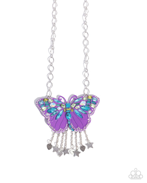 Paparazzi Mayoral Monarch - Purple Necklace