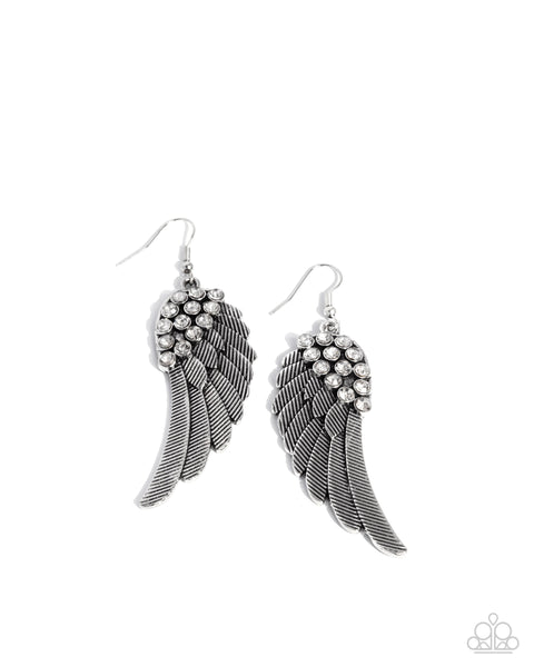 COMING SOON Paparazzi Angelic Abundance - Silver Earrings