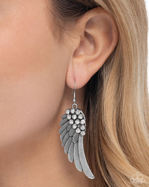 COMING SOON Paparazzi Angelic Abundance - Silver Earrings