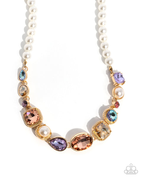 COMING SOON Paparazzi Adorably Antique - Multi Necklace