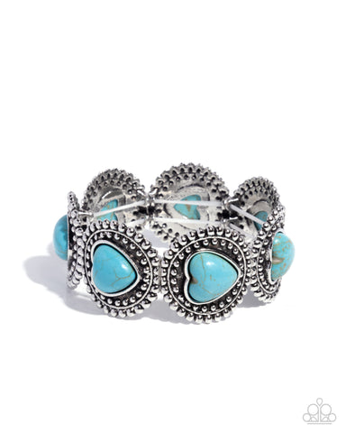 COMING SOON Paparazzi Rural Romance - Blue Bracelet