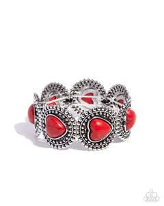 COMING SOON Paparazzi Rural Romance - Red Bracelet