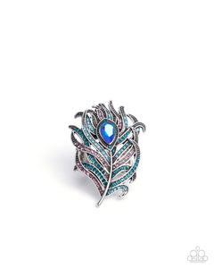 COMING SOON Paparazzi Polished Peacock - Blue Ring