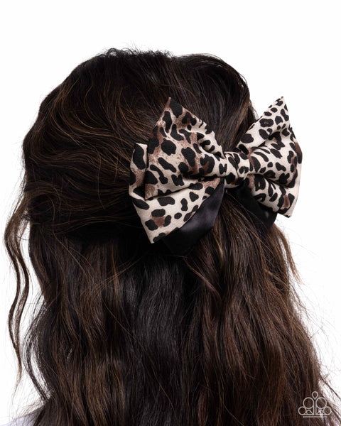 COMING SOON Paparazzi Leopard Lesson - Multi Hair Bow