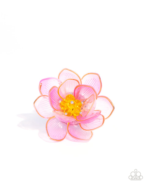 COMING SOON Paparazzi Blatant Bloom - Pink Ring