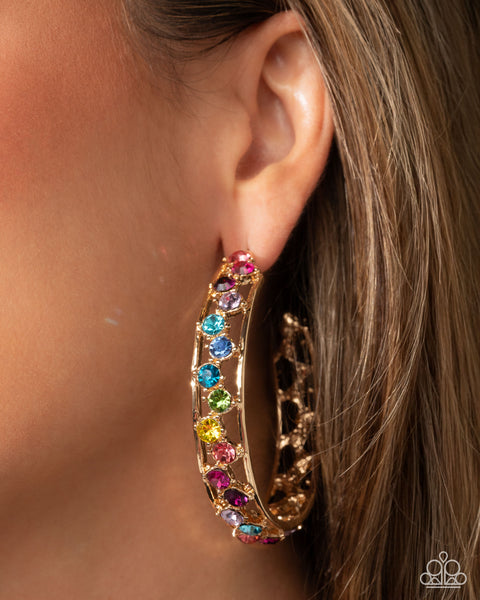 COMING SOON Paparazzi Scattered Sophistication - Multi Hoop Earrings