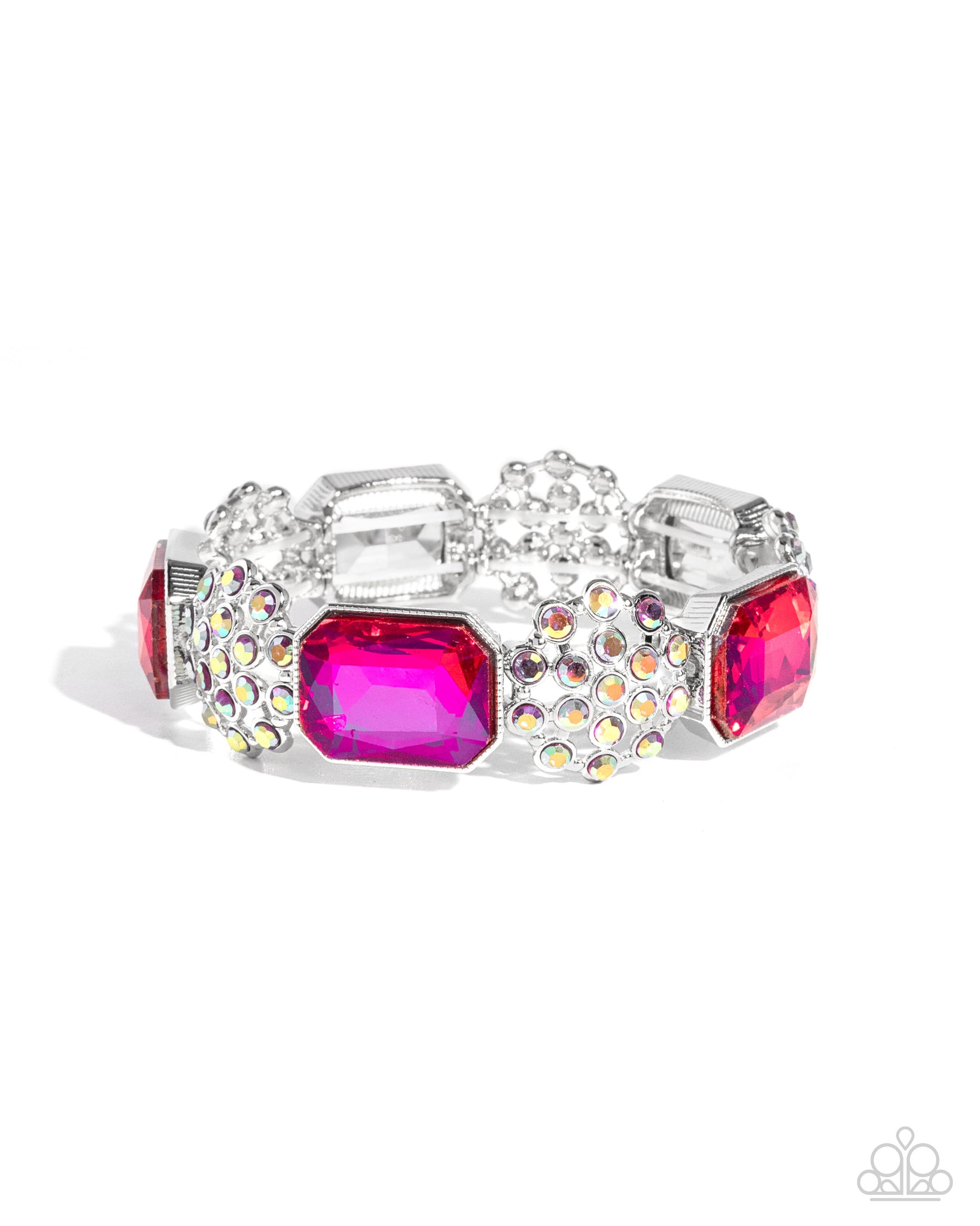 Paparazzi Prismatic Profession - Pink Iridescent Bracelet