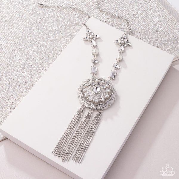 Virtuous Venture Pearl White Necklace
