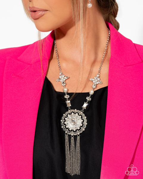 Virtuous Venture Pearl White Necklace