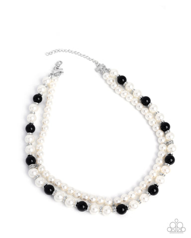 COMING SOON Paparazzi Pearl Pageantry - Black Necklace