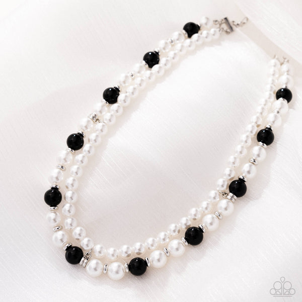 COMING SOON Paparazzi Pearl Pageantry - Black Necklace