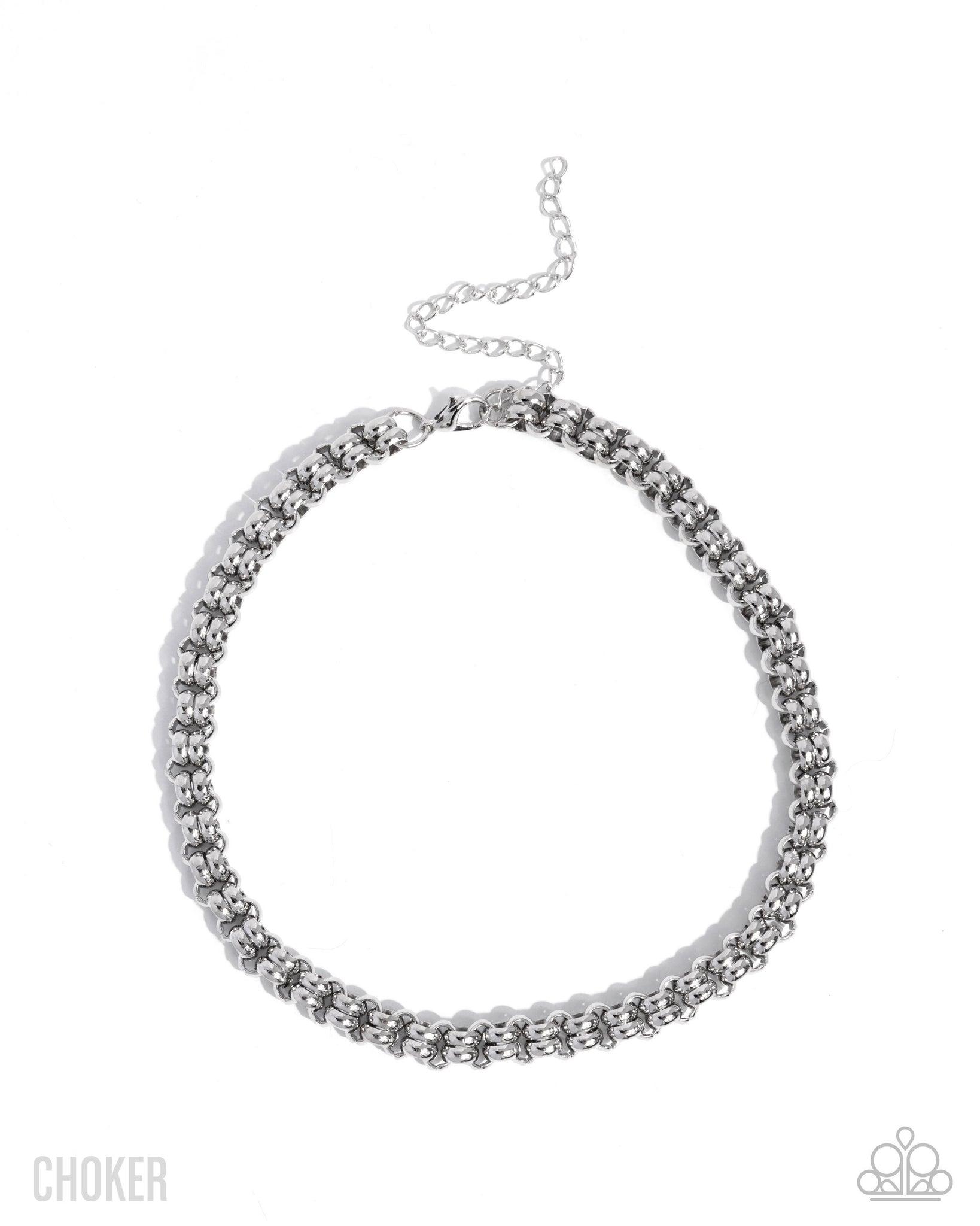 PAPARAZZI CONING SOON Double Demand - Silver choker