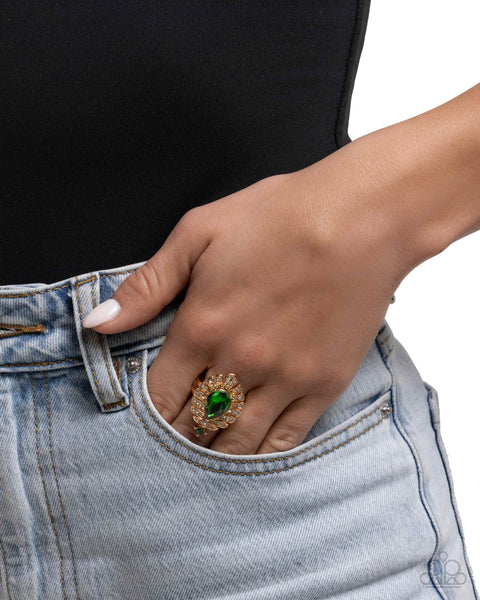 Paparazzi Extended Elite - Green Ring