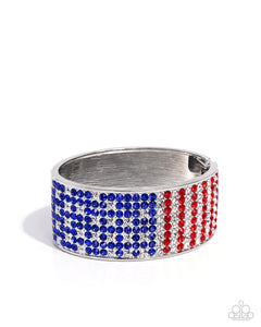 COMING SOON Paparazzi Passionate Patriotism - Multi Hinged Bracelet