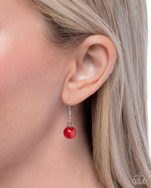 Paparazzi Satisfying Swirls - Red Necklace