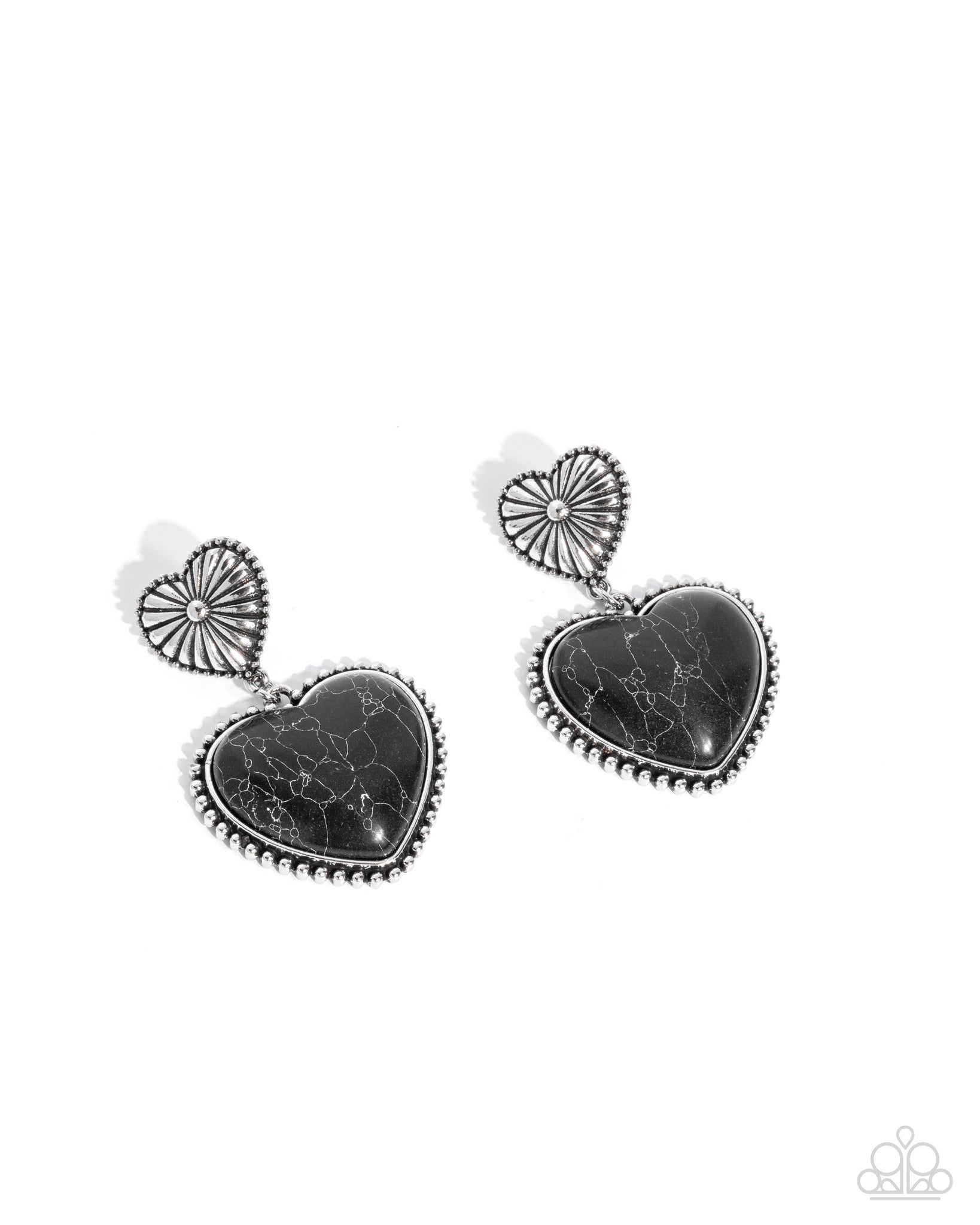COMING SOON Paparazzi  
Rustic Reinvention - Black Earrings