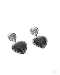 COMING SOON Paparazzi  
Rustic Reinvention - Black Earrings