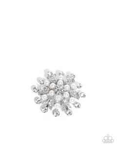 COMING SOON Paparazzi Pearly Prologue - White Brooch