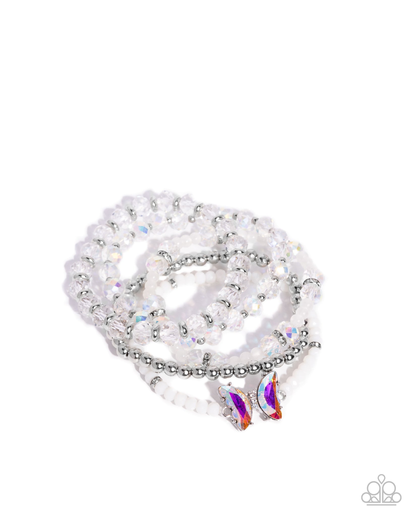 Paparazzi Aerial Abundance - White Bracelet