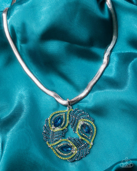 COMING SOON Paparazzi Peacock Patchwork - Multi Necklace