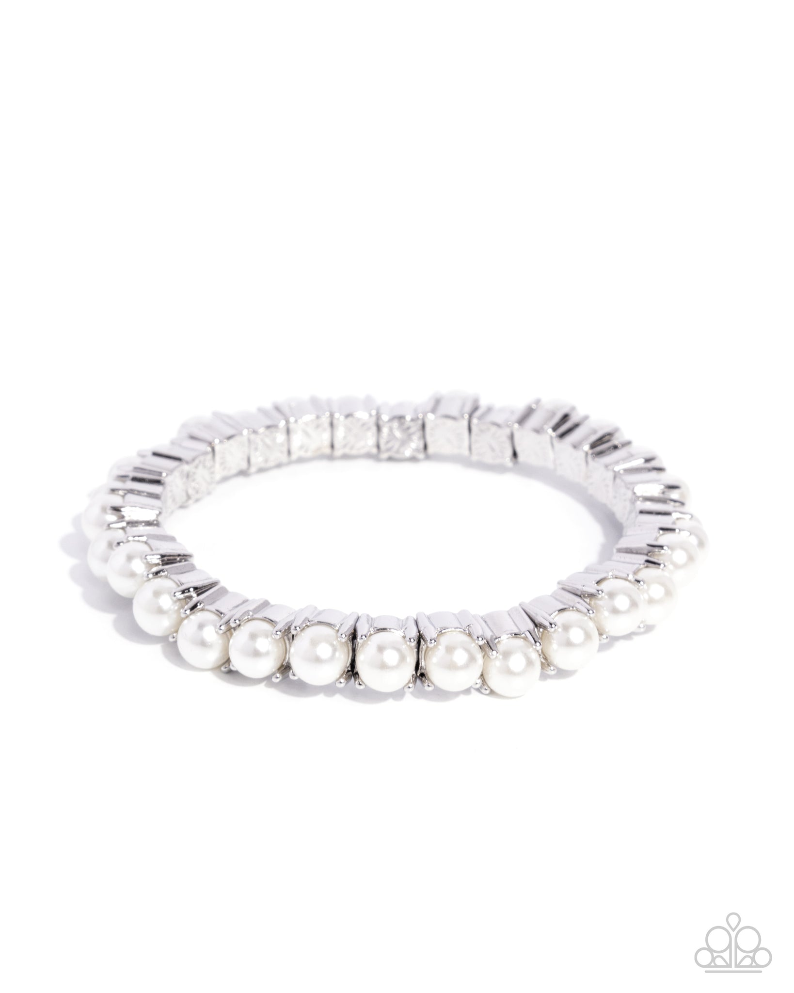 Paparazzi Principal Pearls - White Bracelet