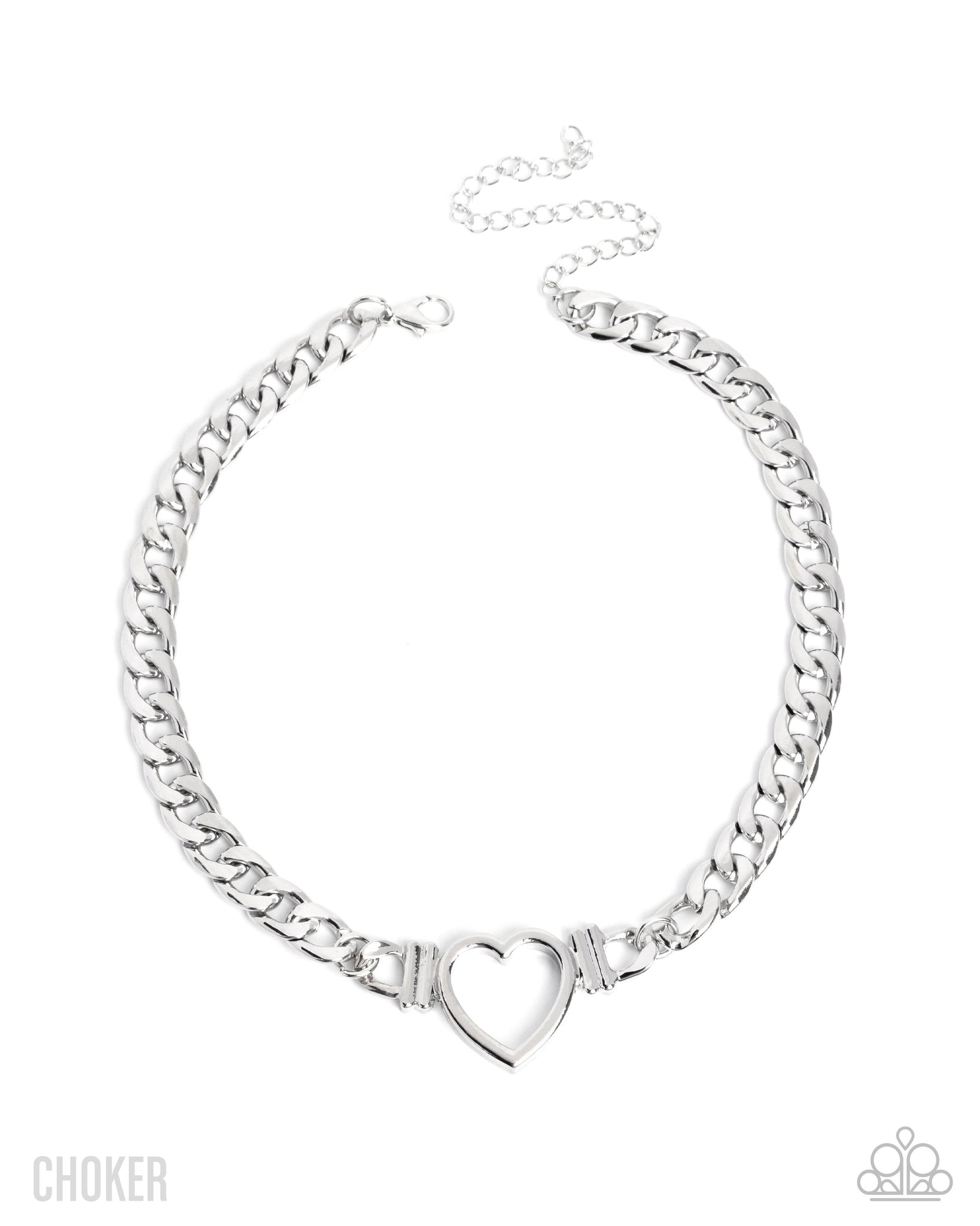 COMING SOON Paparazzi 
Heartfelt Hunch Silver Choker Necklace