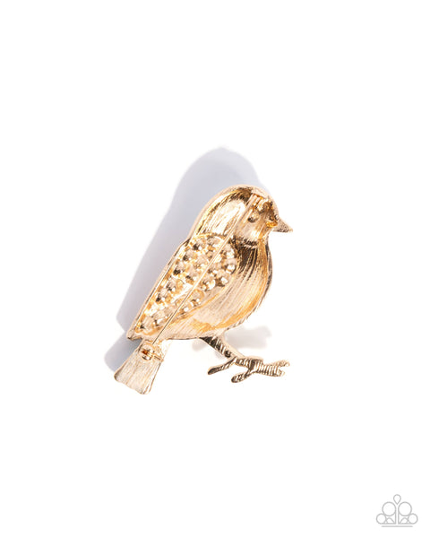COMING SOON Paparazzi Beneficial Bird - Blue Brooch