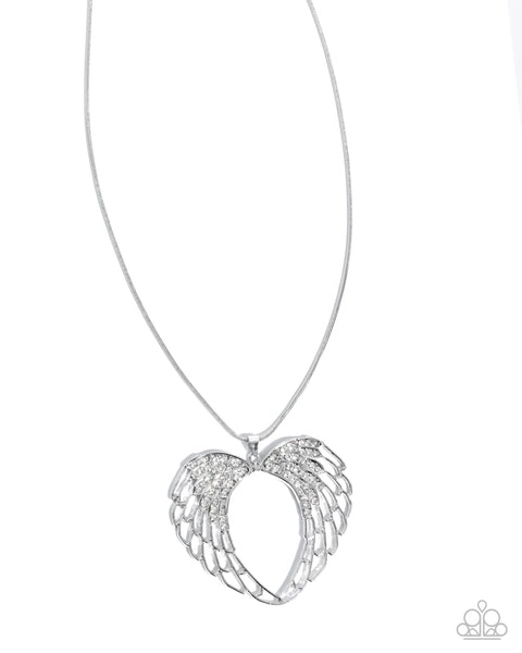 COMING SOON Paparazzi Angelic Accuracy - White Necklace